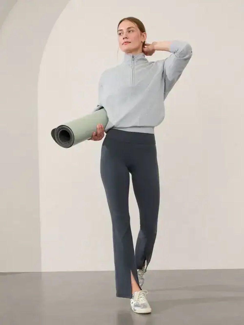 Athleta Elation High Rise Split Flare Pant